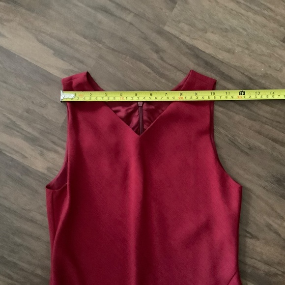 Perry Ellis red midi dress - Picture 5 of 9